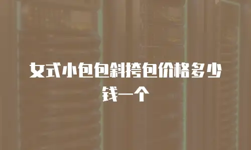 女式小包包斜挎包价格多少钱一个