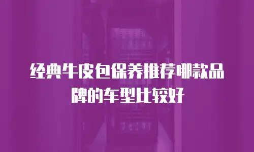 经典牛皮包保养推荐哪款品牌的车型比较好