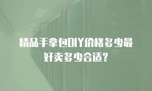 精品手拿包DIY价格多少最好卖多少合适？