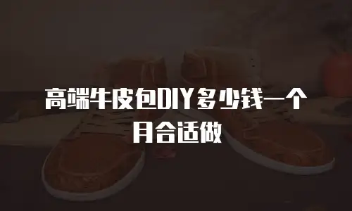 高端牛皮包DIY多少钱一个月合适做