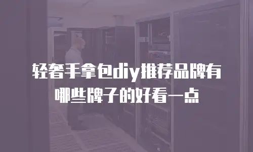 轻奢手拿包diy推荐品牌有哪些牌子的好看一点