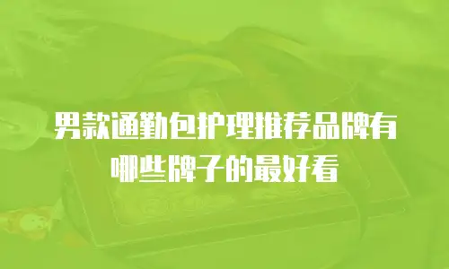 男款通勤包护理推荐品牌有哪些牌子的最好看