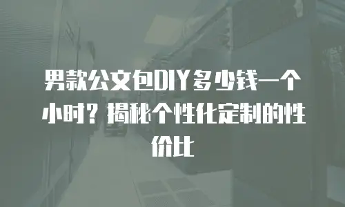 男款公文包DIY多少钱一个小时？揭秘个性化定制的性价比