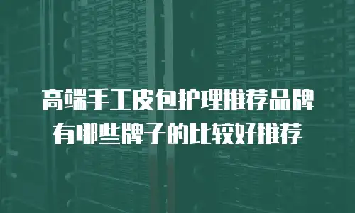 高端手工皮包护理推荐品牌有哪些牌子的比较好推荐