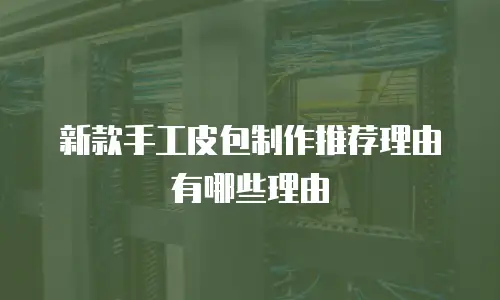 新款手工皮包制作推荐理由有哪些理由