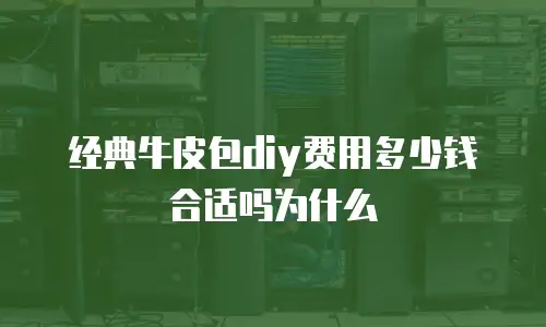 经典牛皮包diy费用多少钱合适吗为什么