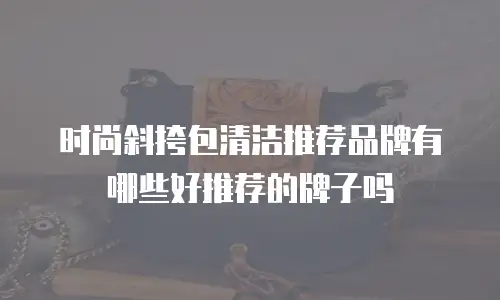 时尚斜挎包清洁推荐品牌有哪些好推荐的牌子吗