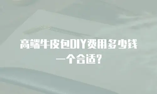 高端牛皮包DIY费用多少钱一个合适？