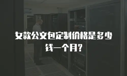 女款公文包定制价格是多少钱一个月？