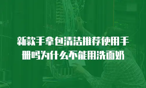 新款手拿包清洁推荐使用手册吗为什么不能用洗面奶