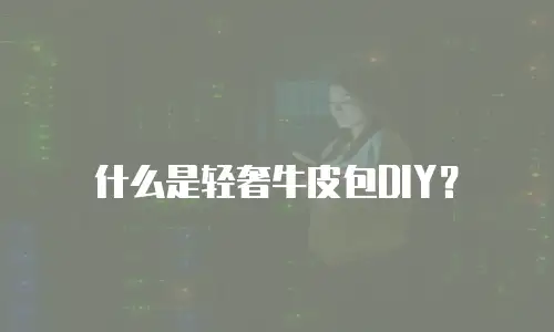 什么是轻奢牛皮包DIY？