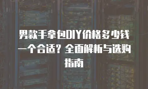 男款手拿包DIY价格多少钱一个合适？全面解析与选购指南