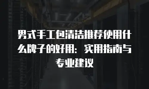 男式手工包清洁推荐使用什么牌子的好用：实用指南与专业建议