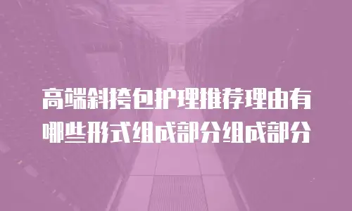 高端斜挎包护理推荐理由有哪些形式组成部分组成部分