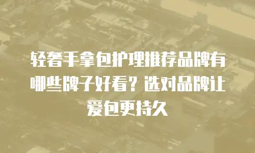 轻奢手拿包护理推荐品牌有哪些牌子好看？选对品牌让爱包更持久