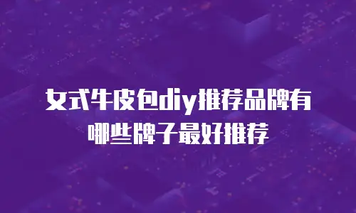 女式牛皮包diy推荐品牌有哪些牌子最好推荐