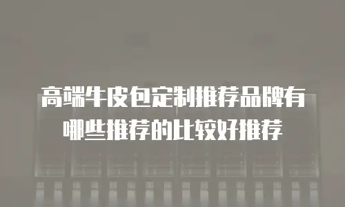 高端牛皮包定制推荐品牌有哪些推荐的比较好推荐