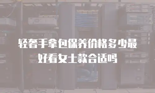 轻奢手拿包保养价格多少最好看女士款合适吗