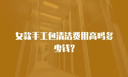 女款手工包清洁费用高吗多少钱？