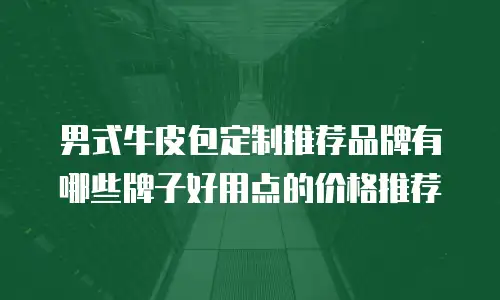 男式牛皮包定制推荐品牌有哪些牌子好用点的价格推荐