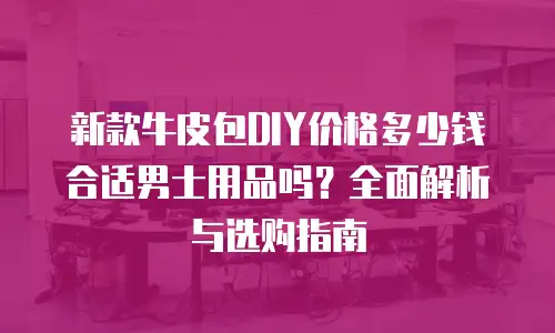 新款牛皮包DIY价格多少钱合适男士用品吗？全面解析与选购指南