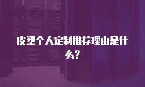 皮塑个人定制推荐理由是什么？