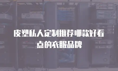 皮塑私人定制推荐哪款好看点的衣服品牌