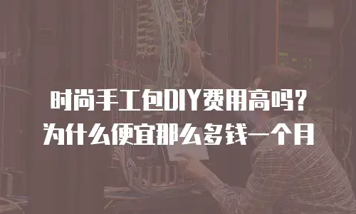 时尚手工包DIY费用高吗？为什么便宜那么多钱一个月