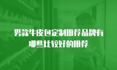 男款牛皮包定制推荐品牌有哪些比较好的推荐