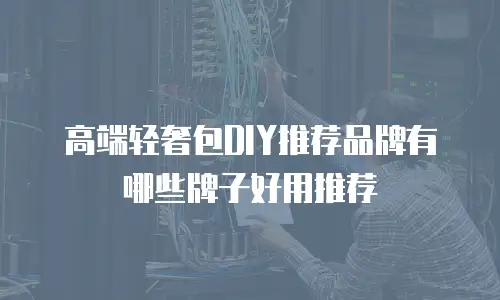 高端轻奢包DIY推荐品牌有哪些牌子好用推荐