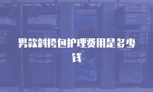 男款斜挎包护理费用是多少钱