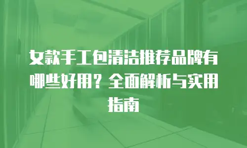 女款手工包清洁推荐品牌有哪些好用？全面解析与实用指南