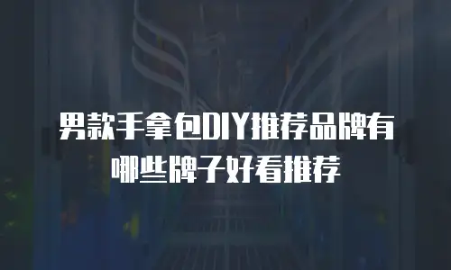男款手拿包DIY推荐品牌有哪些牌子好看推荐