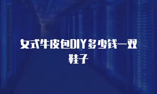 女式牛皮包DIY多少钱一双鞋子