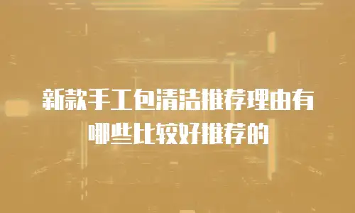 新款手工包清洁推荐理由有哪些比较好推荐的
