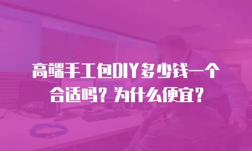 高端手工包DIY多少钱一个合适吗？为什么便宜？