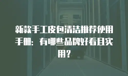 新款手工皮包清洁推荐使用手册：有哪些品牌好看且实用？