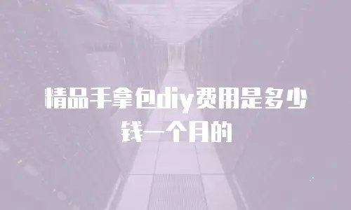 精品手拿包diy费用是多少钱一个月的
