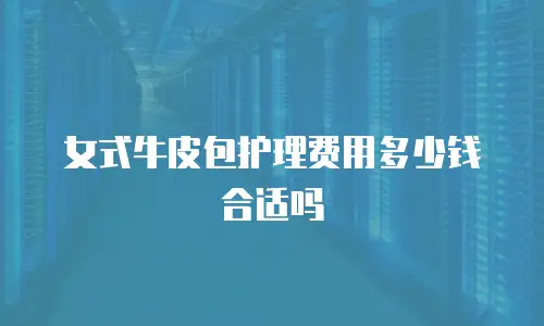女式牛皮包护理费用多少钱合适吗