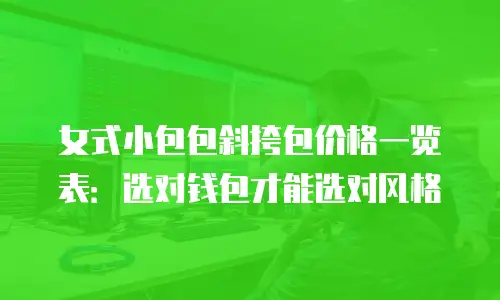女式小包包斜挎包价格一览表：选对钱包才能选对风格