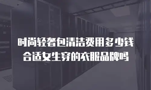 时尚轻奢包清洁费用多少钱合适女生穿的衣服品牌吗
