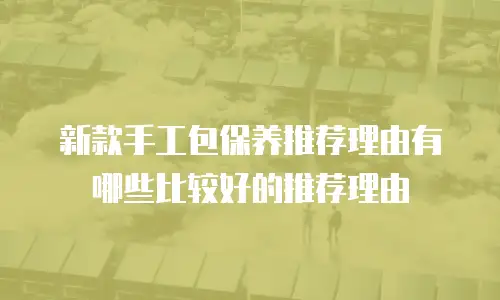 新款手工包保养推荐理由有哪些比较好的推荐理由