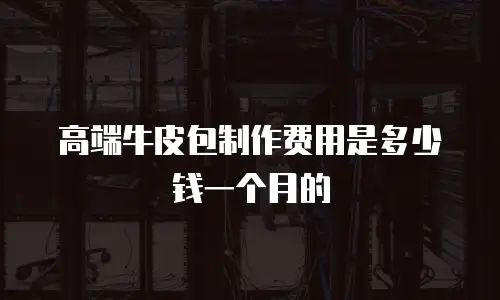 高端牛皮包制作费用是多少钱一个月的