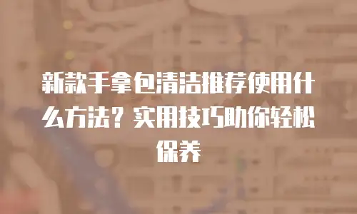 新款手拿包清洁推荐使用什么方法？实用技巧助你轻松保养