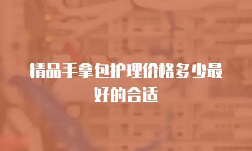 精品手拿包护理价格多少最好的合适