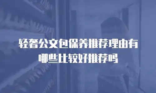 轻奢公文包保养推荐理由有哪些比较好推荐吗