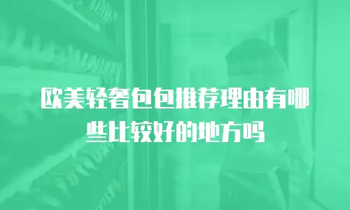 欧美轻奢包包推荐理由有哪些比较好的地方吗