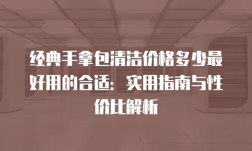 经典手拿包清洁价格多少最好用的合适：实用指南与性价比解析