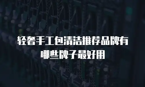轻奢手工包清洁推荐品牌有哪些牌子最好用