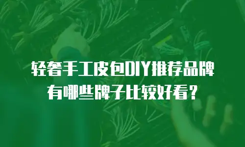轻奢手工皮包DIY推荐品牌有哪些牌子比较好看？